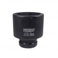 Головка ударна глибока 1'' 6-гранна 60мм Forcekraft FK-48510060