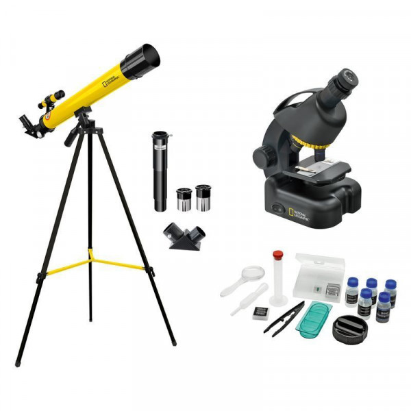 Мікроскоп National Geographic Junior 40x-640x + Телескоп 50/600 (9118300) (927790)