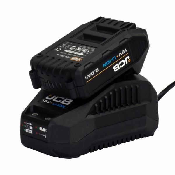 Реноватор (JCB-18MT-BE) 18V, 5000-15000 об/хв у комплекті із зарядним пристроєм (JCB-18VFC-E) 2.4A та батареєю акумуляторною JCB-18MT-2XB-E