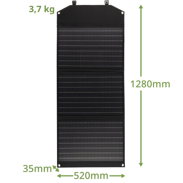 Портативний зарядний пристрій сонячна панель Bresser Mobile Solar Charger 90 Watt USB DC (3810060) (930151)