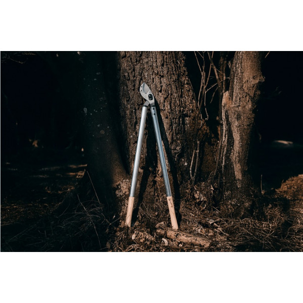 Сучкоріз (гілкоріз) з ковадлом LOWE Natural Series N22.080, 80 см, зріз 45 мм, дерев’яні ручки з ясеня