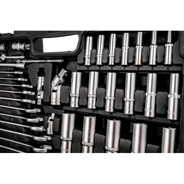 Набір інструментів 216+6пр. 1/4" 3/8" 1/2" (6гр,12гр) Rockforce RF-38841+6 Набір інструментів 216+6пр. 1/4" 3/8" 1/2" (6гр,12гр) Rockforce RF-38841+6