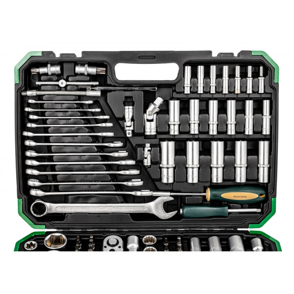 Набір інструментів 216+6пр. 1/4" 3/8" 1/2" (6гр,12гр) Rockforce RF-38841+6 Набір інструментів 216+6пр. 1/4" 3/8" 1/2" (6гр,12гр) Rockforce RF-38841+6