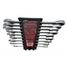 Набір ключів ріжково-накидних тріскачкових 9пр. (8-19 мм) JBC-51092