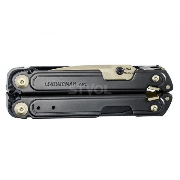 Мультиінструмент Leatherman ARC Obsidian Limited, шкіряний чохол, біти (833207)