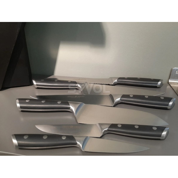 Набір кованих кухонних ножів у підставці Boker Forge Set 2.0 (03BO507SET)