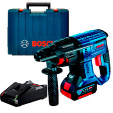 Акумуляторний безщітковий перфоратор Bosch Professional GBH 180-Li в чемодані, 1 акб GBA 18V 4.0Ah та з/п GAL 18V-40