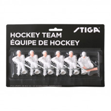 Комплект запасних гравців для настільного хокею Stiga Team HG White/White Paint On Your Own (7111-9080-11) 932367