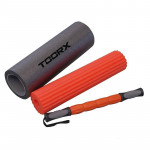 Набір масажерів Toorx Rullo 3 в 1 Nero/Arancio/Grigio (AHF-091) 932145