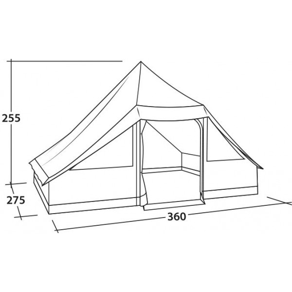 Намет десятимісний Easy Camp Moonlight Cabin Grey (120444) (929830)