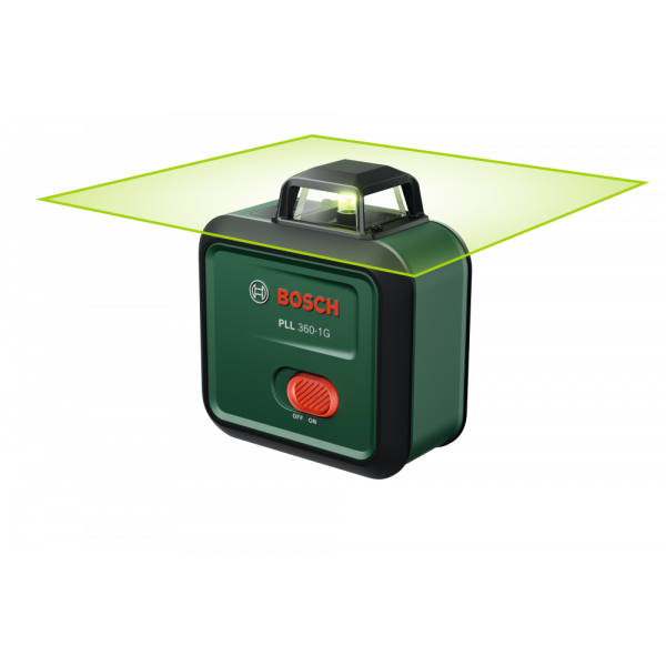 Комплект лінійного лазера Bosch PLL 360-1G Set 360° зі штативом TT 120 (0603663M01)