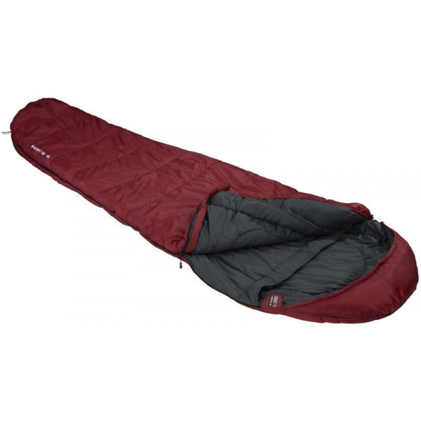 Спальний мішок High Peak TR 300/0°C Dark Red/Grey Left (23066) (929557)