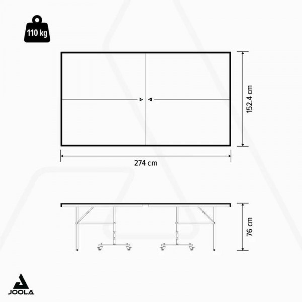 Тенісний стіл Joola World Cup 25 ITTF Black (11294) (931815)