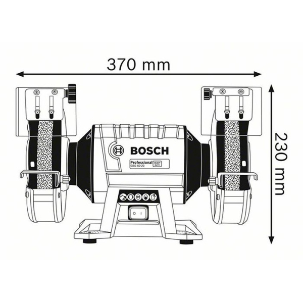 Точило Bosch Professional GBG 60-20 060127A400