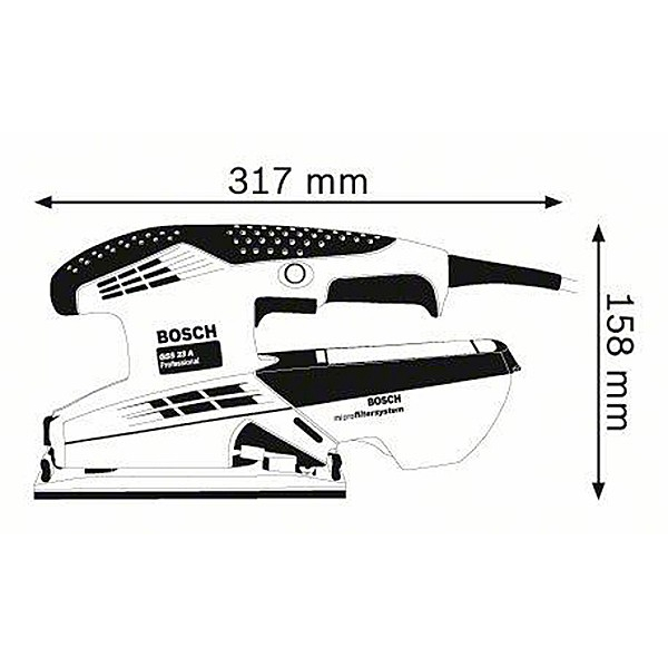 Віброшліфмашина Bosch Professional GSS 23 A 0601070400
