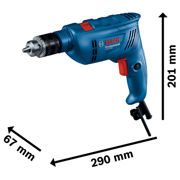 Дриль ударний Bosch Professional GSB 600 06011A0320