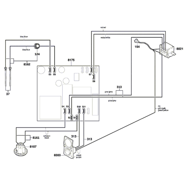 Універсальний пилосос Bosch Professional GAS 35 L SFC+ із набором насадок для підлоги 06019C3000