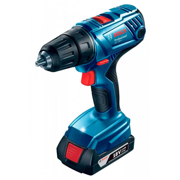Акумуляторний дриль-шурупокрут Bosch Professional GSR 180-Li з 2 акб GBA 18V 2.0 Ah, з/п GAL 18V-20, набором біт і свердел 06019F810A