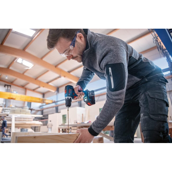 Акумуляторний дриль-шурупокрут Bosch Professional GSR 18V-90 C без акб і з/п, в L-BOXX 136 06019K6002