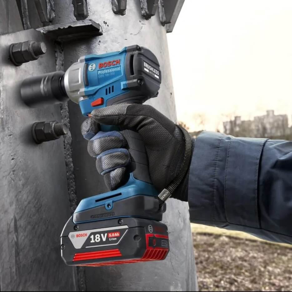 Гайковерт акумуляторний ударний GDS 18V-350 Bosch (без АКБ та ЗУ) (06019M5020)