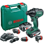Акумуляторний безщітковий шурупокрут Bosch AdvancedDrill 18 в чемодані з 2 акб PBA 18 V 2,5 Ah W-B та з/п AL 1830 CV 06039B5003