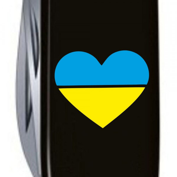 Складаний ніж Victorinox SPARTAN UKRAINE Серце синьо-жовте 1.3603.3_T1090u