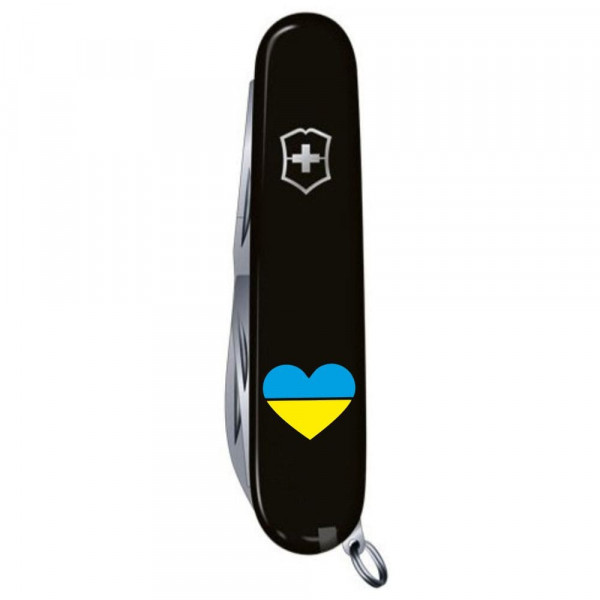 Складаний ніж Victorinox SPARTAN UKRAINE Серце синьо-жовте 1.3603.3_T1090u