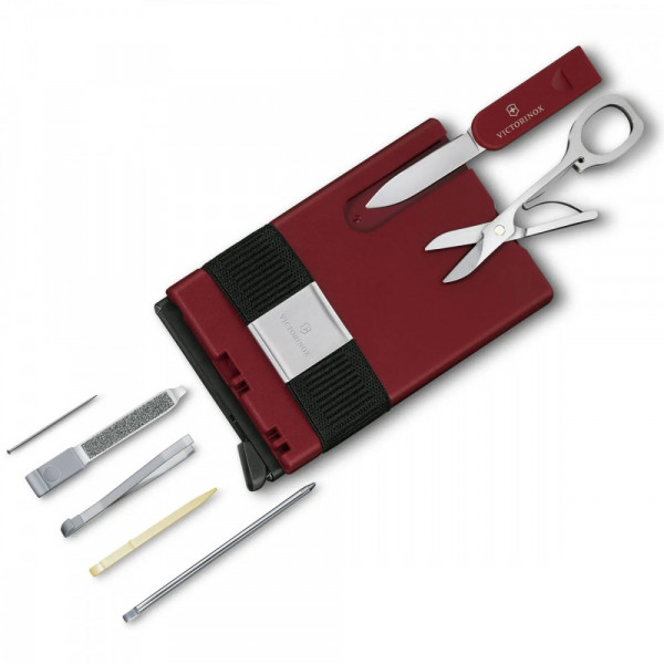 Картка-мультитул з картхолдером Victorinox SMARTCARD Wallet Iconic Red 0.7250.13