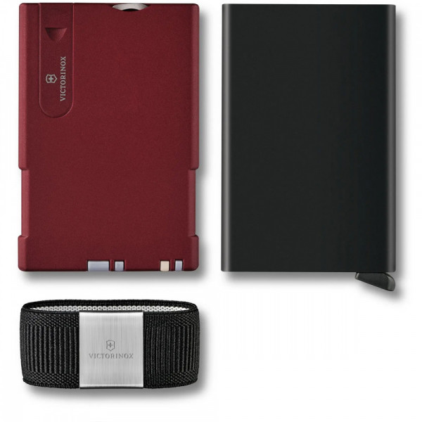 Картка-мультитул з картхолдером Victorinox SMARTCARD Wallet Iconic Red 0.7250.13