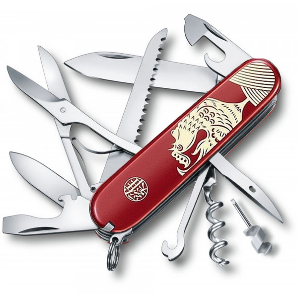 Лімітований ніж Victorinox HUNTSMAN Year of the Rooster 1.3714.E6