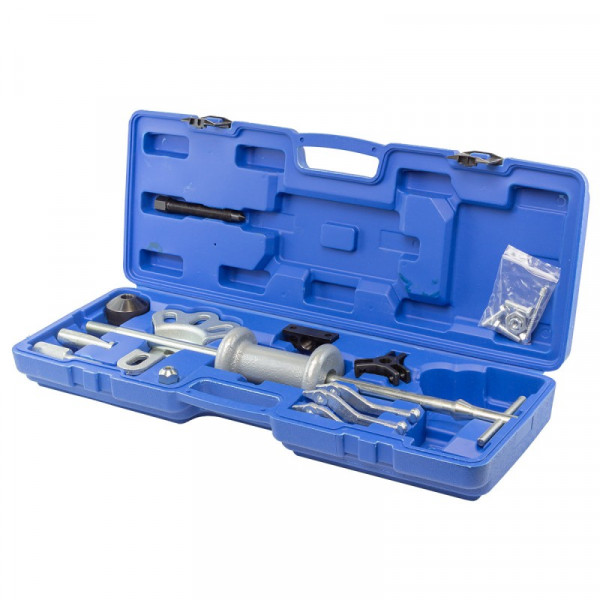 Молоток зворотний для знімання підшипників в наборі зі змінними лапами і адаптерами 17пр., В кейсі