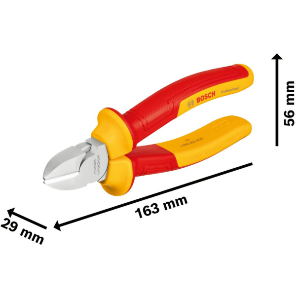 Змішаний набір ізольованих ручних інструментів Bosch Professional VDE, 5 шт 1600A02NG2