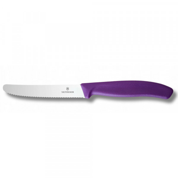 Ніж для томатів Victorinox Swiss Classic 11см хвил фіол 6.7835.C1