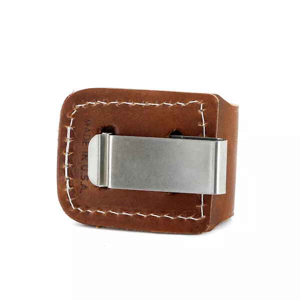 Чохол з кліпсою LPCB для бензинової запальничкі ZIPPO шкіра Коричневий (67010) Чохол з кліпсою LPCB для бензинової запальничкі ZIPPO шкіра Коричневий (67010)