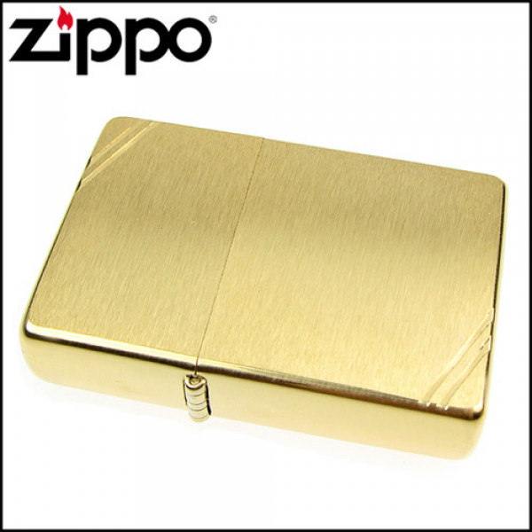 Запальничка Zippo (Зіппо) VINTAGE BRUSHED FIN BRASS 240 Запальничка Zippo (Зіппо) VINTAGE BRUSHED FIN BRASS 240