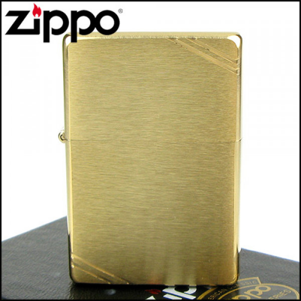 Запальничка Zippo (Зіппо) VINTAGE BRUSHED FIN BRASS 240 Запальничка Zippo (Зіппо) VINTAGE BRUSHED FIN BRASS 240