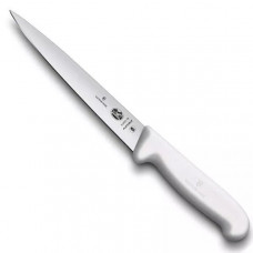 Кухонний ніж Victorinox Fibrox Filleting Flex для філе 18 см Білий (5.3707.18)