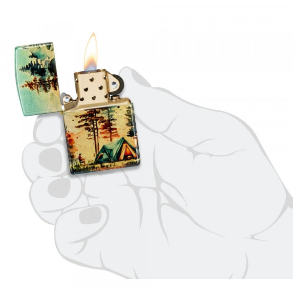 Запальничка Zippo (Зіппо) Camping Design 46263 Запальничка Zippo (Зіппо) Camping Design 46263