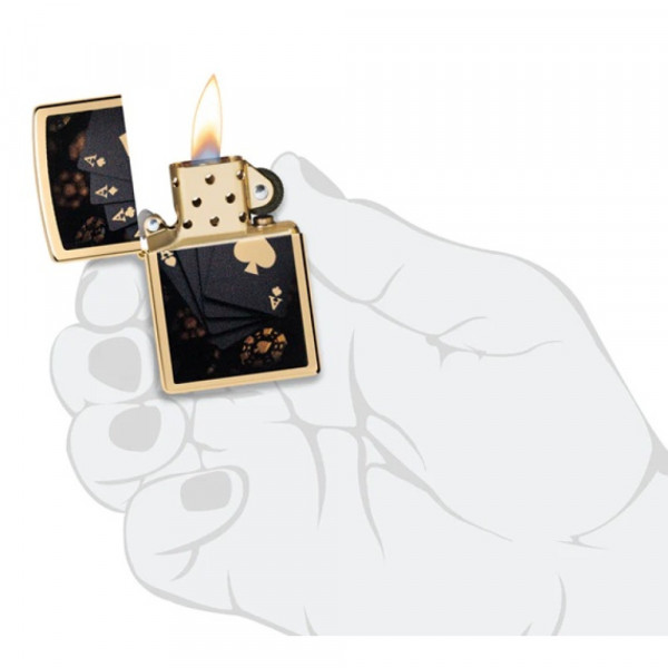 Запальничка Zippo (Зіппо) Lucky Aces 47141