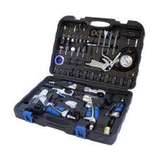 Набір інстр. з аксесуарами 57 предметів (гайковерт-1/2'', 650н/м, пневмозач.маш.-6мм, 25000об/хв, пневмотрещ.-1/2'', 68н/м, пневмозубіло, підкач