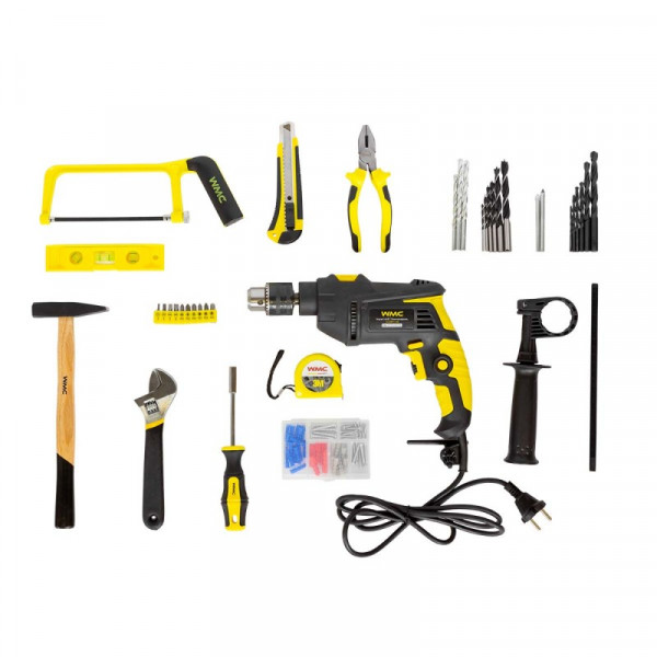 Набір інструментів з ударним дрилем 95 предметів WMC Tools WT-1095