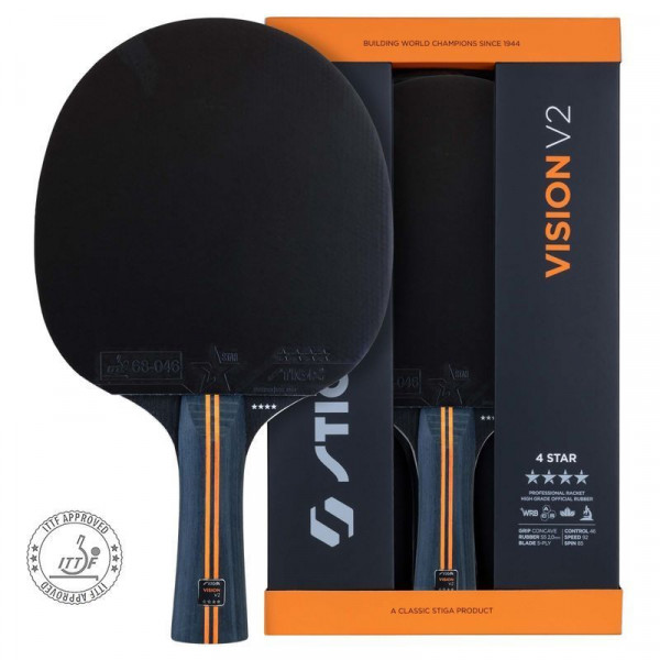 Ракетка для настільного тенісу Stiga Vision V2 4-Star FL (1214-1303-35) 932358
