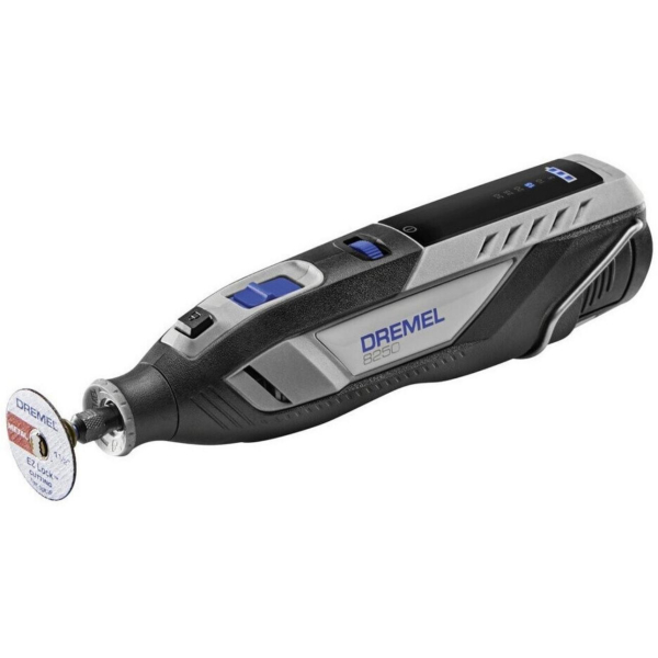 Акумуляторний мультиінструмент Dremel 8250-5/65, 2 акб 12 V 2.0 Ah, з/п GAL12V-20, аксесуари, в коробці F0138250JF
