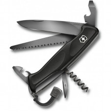 Швейцарський складаний ніж Victorinox RANGER 55 GRIP Onyx Black 0.9563.C31P