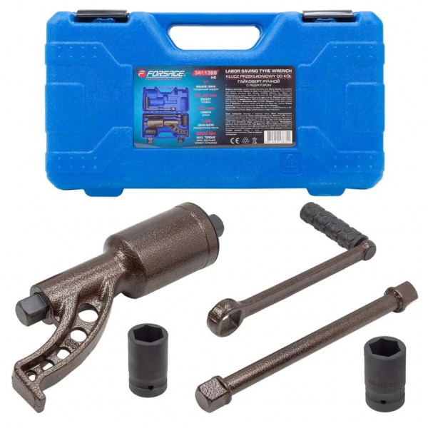 Гайковерт ручний з редуктором 1'' 6200Нм, 1:68 Forsage F-3411389 HS