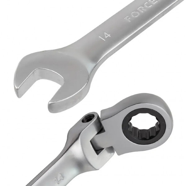Набір ключів тріскачкових з шарніром 13пр. (8-32мм) FORCEKRAFT FK-10340