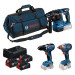 PRO Набір інструментів BOSCH Professional 18V: GSR 18V-65 + GDX 18V-285 + GBH 18V-22(0615A50093)