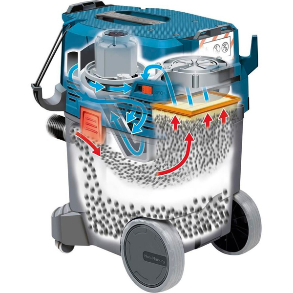 Універсальний пилосос Bosch Professional GAS 35 L SFC+ із набором насадок для підлоги 06019C3000