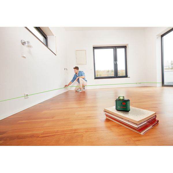 Лазерний нівелір Bosch AdvancedLevel 360 з футляром, батарейками, штативом TT 150 0603663B04