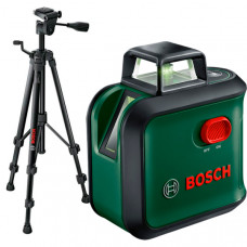 Лазерний нівелір Bosch AdvancedLevel 360 з футляром, батарейками, штативом TT 150 0603663B04